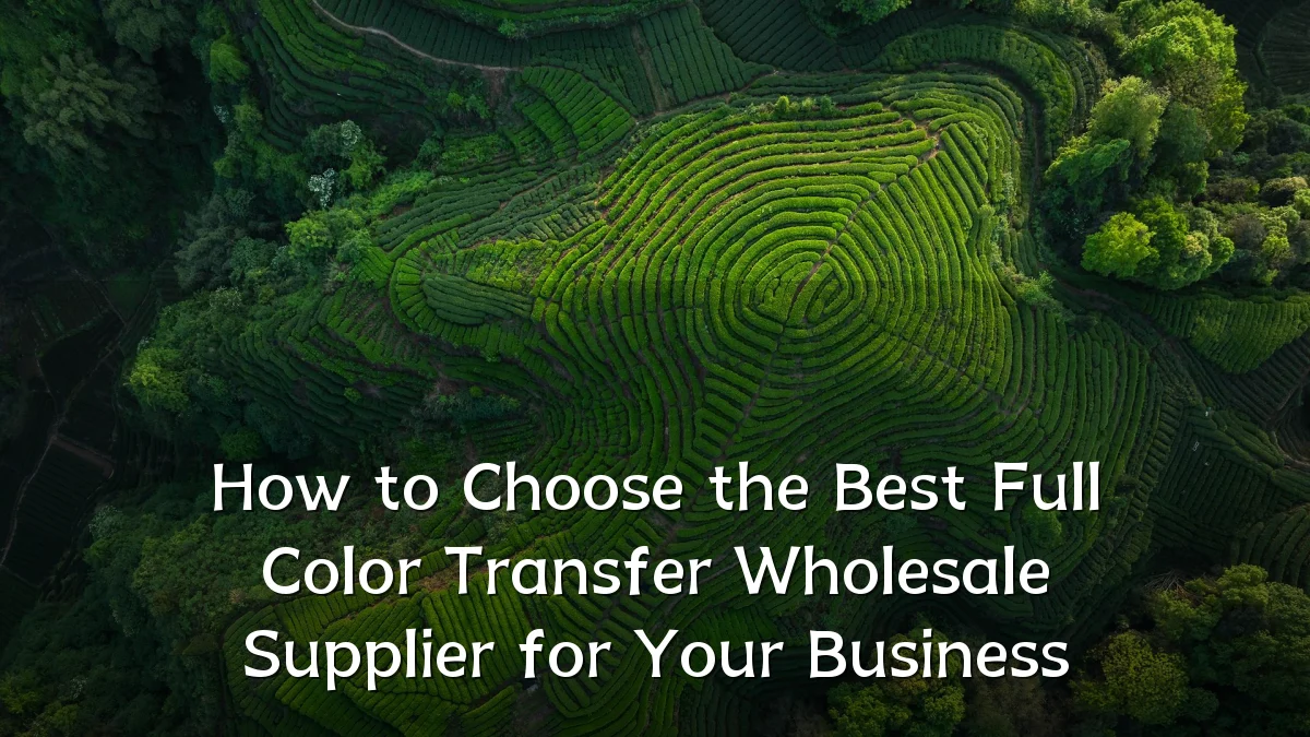 How to Choose the Best Full Color Transfer Wholesale Supplier for Your Business