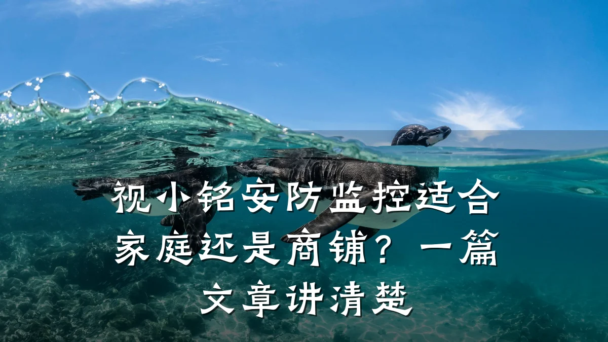 视小铭安防监控适合家庭还是商铺？一篇文章讲清楚