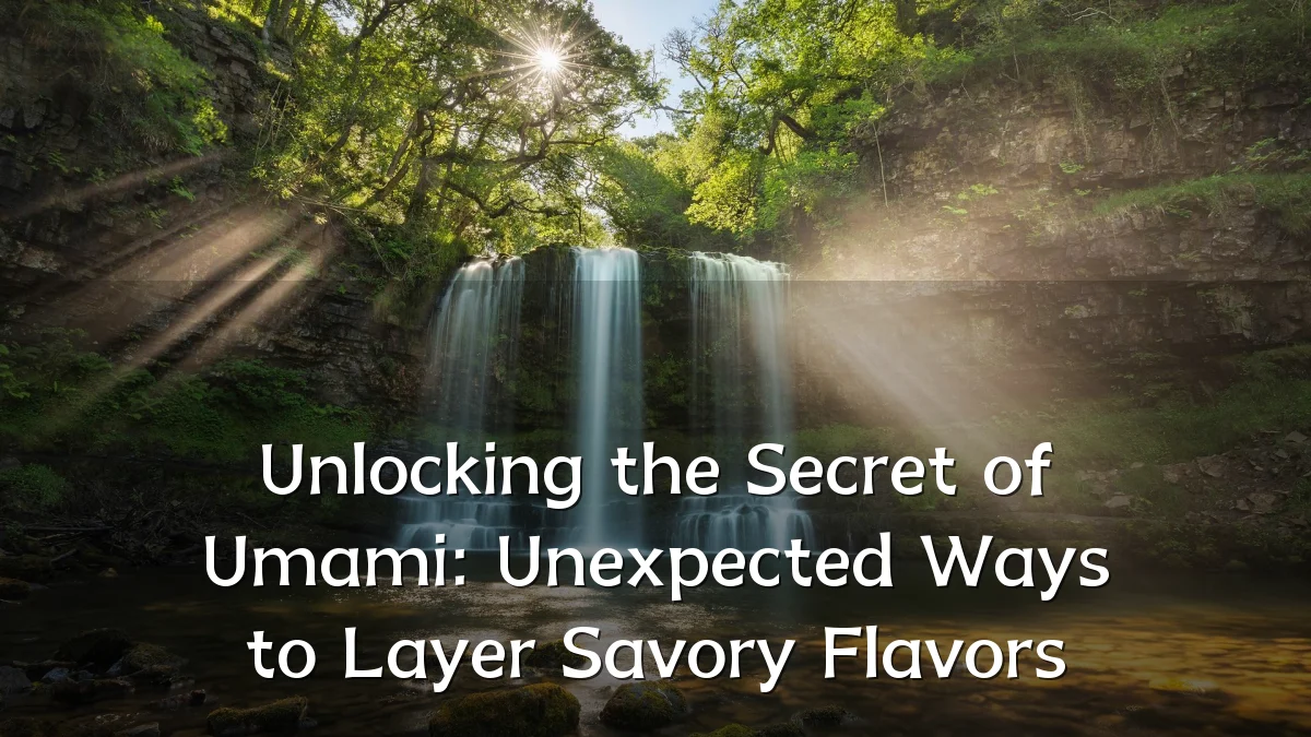 Unlocking the Secret of Umami: Unexpected Ways to Layer Savory Flavors