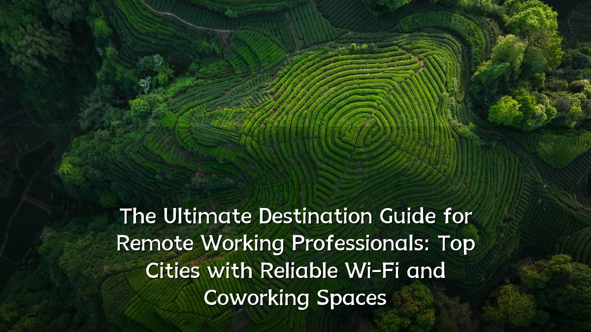 The Ultimate Destination Guide for Remote Working Professionals: Top Cities with Reliable Wi-Fi and Coworking Spaces