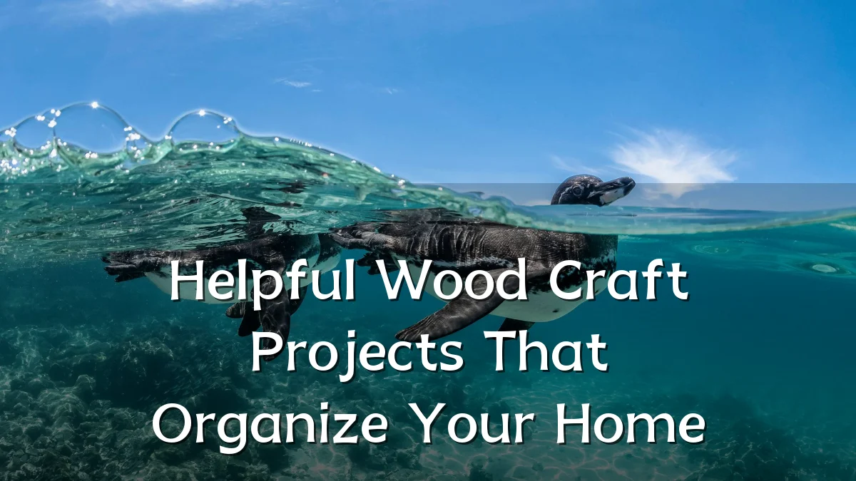 Helpful Wood Craft Projects That Organize Your Home
