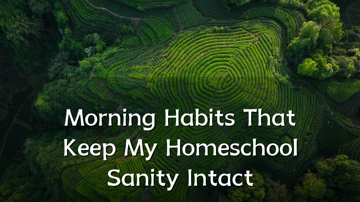 Morning Habits That Keep My Homeschool Sanity Intact